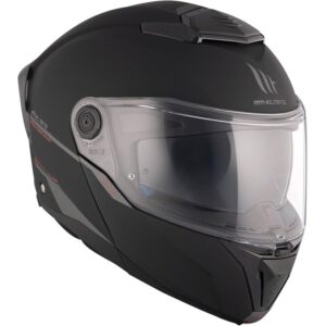 MT Atom 2 SV Solid Casco Modular Negro Mate