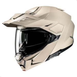 HJC i80 Casco Modular de Motocicleta Semi Flat Sand Beige